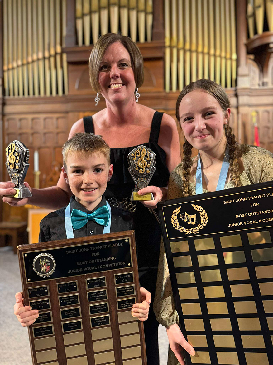 Zeke Peterson and Ellie Clark - Most Outstanding Junior Vocalist Awards